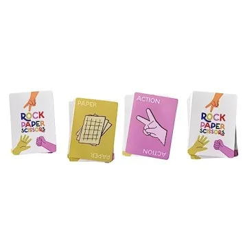 Rock Paper Scissors Card Game for Fun and Portable Play