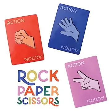 Rock Paper Scissors Card Game for Fun and Portable Play