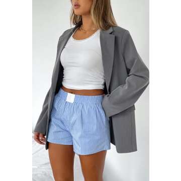 Yoawdats Women's Y2K Lounge Shorts - Stylish & Comfy