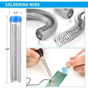 60W Adjustable Soldering Iron Kit for Repairs
