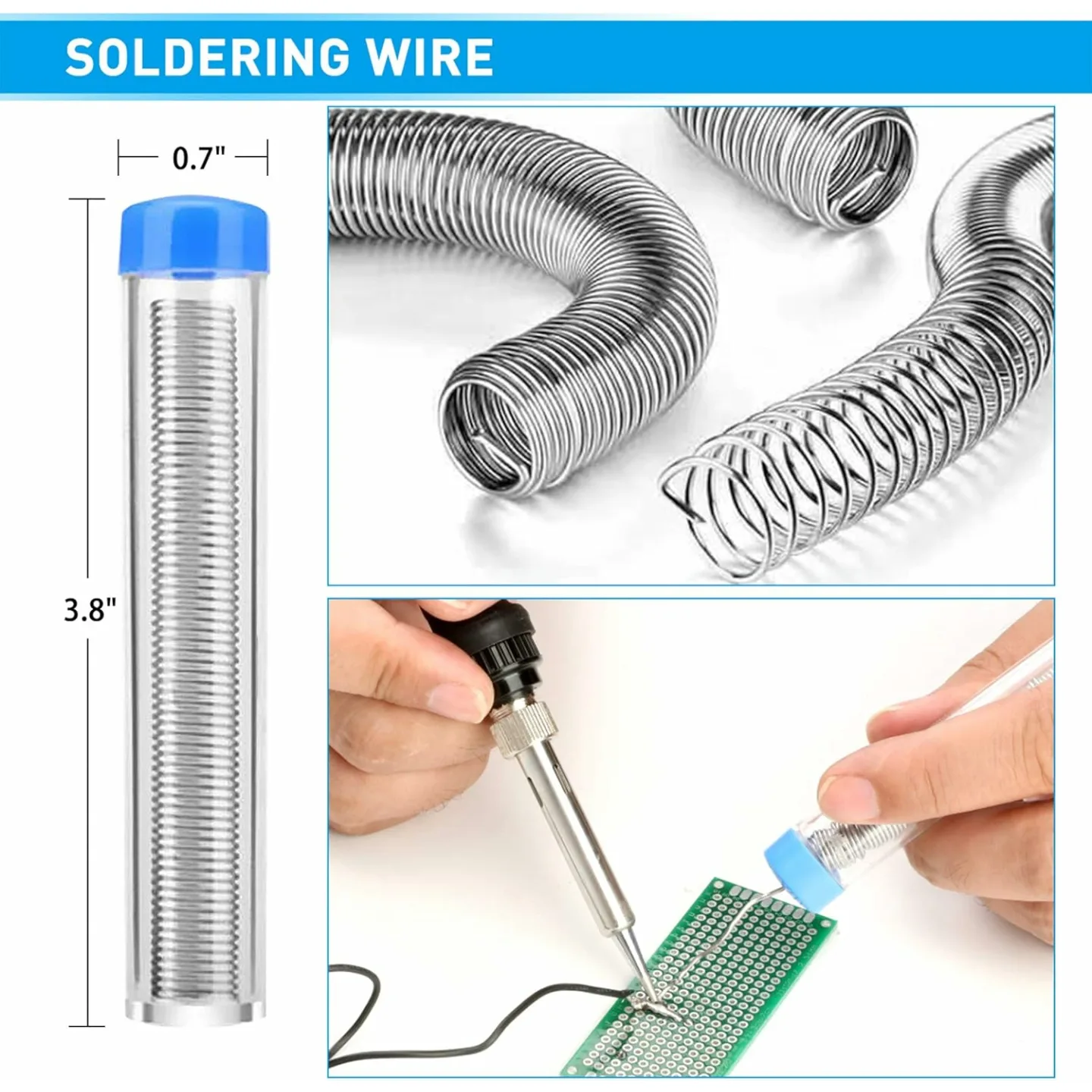 60W Adjustable Soldering Iron Kit for Repairs