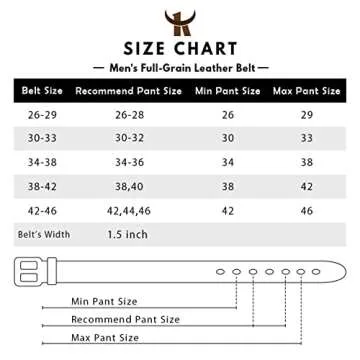 KEECOW Italian Cow Leather Belt - Style and Durability for Men