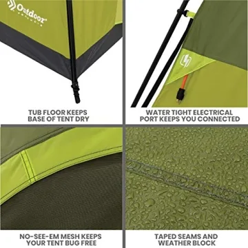 Outdoor Products Instant Cabin Tent for Family Camping