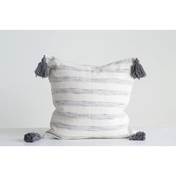 Stylish Creative Co-Op Cotton Woven Pillow for Home