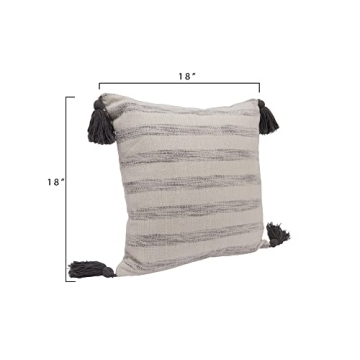Stylish Creative Co-Op Cotton Woven Pillow for Home