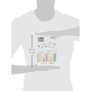 Simple Stories Carpe Diem A5 Sticker Calendar - 1,138 Colorful Stickers for Life Planning