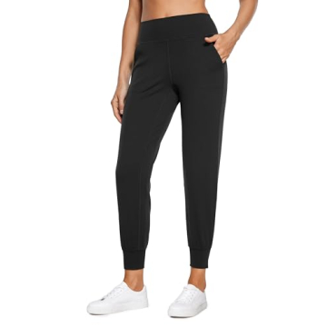 CRZ YOGA Butterluxe High Waisted Joggers for Women - Soft & Comfy Activewear Pants with Pockets in B...