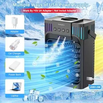 4-in-1 Portable Air Cooler with Remote for Home and Office Cooling