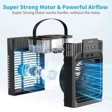 4-in-1 Portable Air Cooler with Remote for Home and Office Cooling