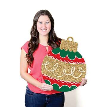 Big Dot of Happiness Christmas Yard Signs - 3 Piece Set