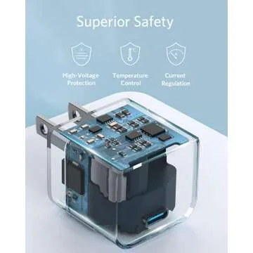 Anker USB C Charger with Foldable Plug, 20W USB C Charger Block for iPhone 16 / 15 and More Series, Galaxy, Pixel, iPad (Cable Not Included, 2 Pack)