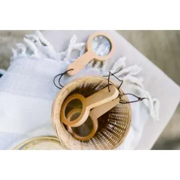 Discover Nature with Beech Wood Magnifying Glass