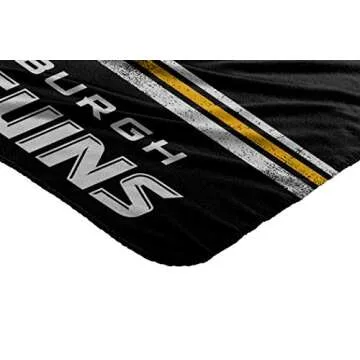 The Northwest Company NHL Pittsburgh Penguins Fleece Throw Blanket, 50" x 60", Fade Away