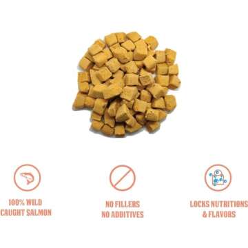 Nutri Bites Freeze Dried Wild Salmon Pet Treats