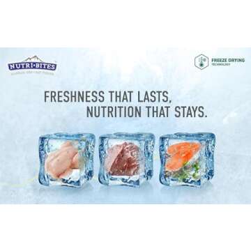 Nutri Bites Freeze Dried Wild Salmon Pet Treats