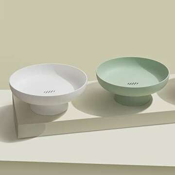 onefitow Fruit bowl Fruit Basket for Kitchen Countertop Kitchen Storage Baskets Stand Organization, Decor Centerpiece for Kitchen Counter or Dining Room Tables (green)