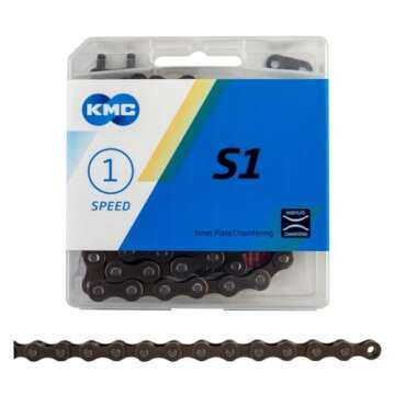 KMC S1 Chain - Brown 112 Links for Single Speed Bikes