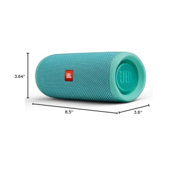 JBL FLIP 5, Waterproof Portable Bluetooth Speaker, Teal
