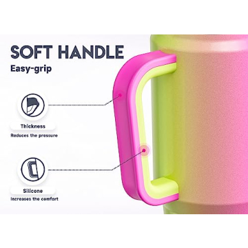 Meoky 32 oz Tumbler with Handle - Insulated & Leak Proof