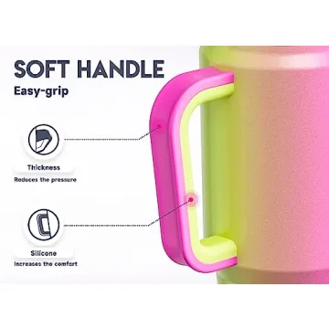 Meoky 32 oz Tumbler with Handle - Insulated & Leak Proof