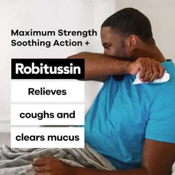 Robitussin Adult Maximum Strength Cough + Chest Congestion DM Max - Raspberry Flavor