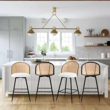 Stylish Bekrvio Swivel Bar Stools for Home & Office