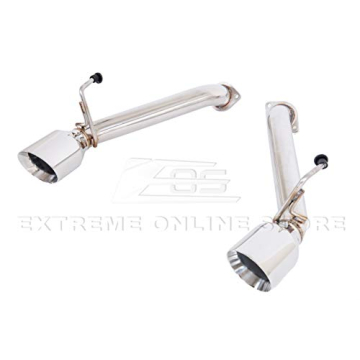 370Z Stainless Steel Dual Tips Exhaust | Easy Install