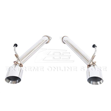 370Z Stainless Steel Dual Tips Exhaust | Easy Install