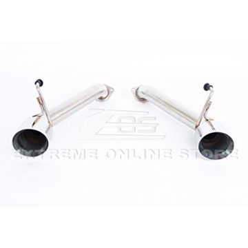 370Z Stainless Steel Dual Tips Exhaust | Easy Install