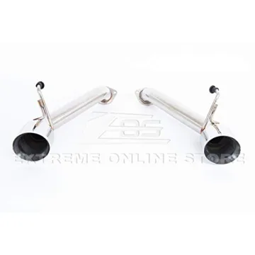370Z Stainless Steel Dual Tips Exhaust | Easy Install