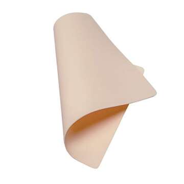 12Pcs Tattoo Practice Skin (8"x6", Double-Sided) for Tattooing & Microblading by Premium Silicone