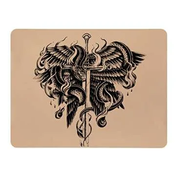 12Pcs Tattoo Practice Skin for Eyebrow & Lip Art