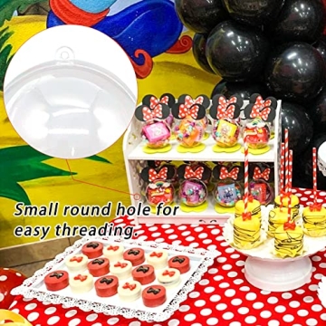 Clear Fillable Christmas Ornament Balls for Crafting