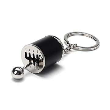 GT//Rotors Six Speed Manual Gearbox Transmission Shift Fidget Keychain with Mini Wrench