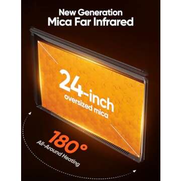 Ballu Mica Infrared Heater WiFi Alexa 1500W Large Room