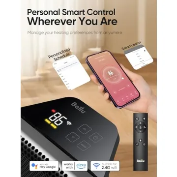 Ballu Mica Infrared Heater WiFi Alexa 1500W Large Room