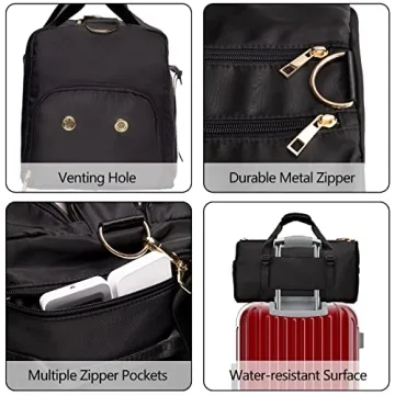 Sports Gym Bag for Men and Women with Wet Pocket