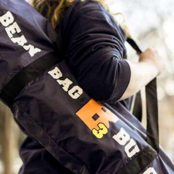 Creative Brainworks: B3 Bean Bag Bucketz; Outdoor Backyard Game : Lawn Bean Bag Toss Party Game - Gi...