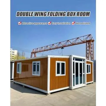 Expandable Prefab House Tiny Homes to Live in for Adults Mini Foldable Container House Mobile Home M...