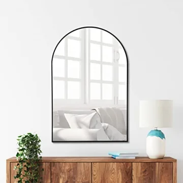 NeuType Arched Wall Mirror 36"x24" Premium Full Length