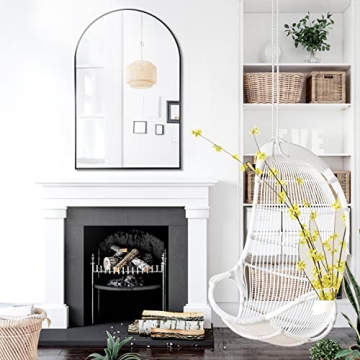 NeuType Arched Wall Mirror 36"x24" Premium Full Length