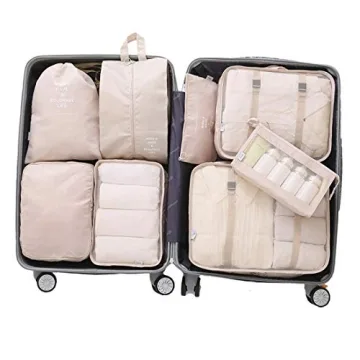 OEE Packing Cubes for Travel – Stylish Organizer Set in Beige