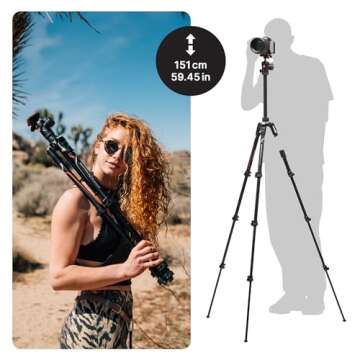 Manfrotto Befree Advanced Special Edition 4-Section Aluminum Travel Tripod with 494 Center Ball Head...