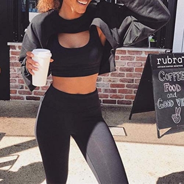 Stylish Artfish Women's Cropped Pullover Sweatshirt Comfort