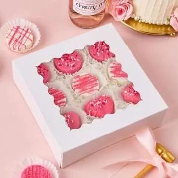 ZORRITA Bakery Boxes - Perfect for Chocolates & Cookies