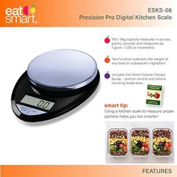 Eat Smart Precision Pro Kitchen Scale - Accurate Measuring