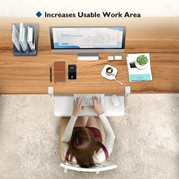 BONTEC Under Desk Keyboard Tray for Optimal Ergonomics