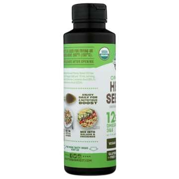 Manitoba Harvest Organic Hemp Oil - Cold Pressed Nutritional Powerhouse