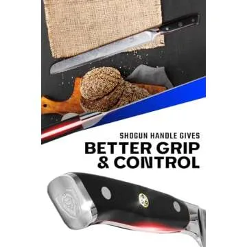 DALSTRONG 10.25 inch Serrated Bread Knife - Shogun Series