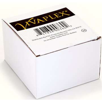 24, Amber, 10 ml Glass Roll On Bottles with 3-3 ml Dropper's